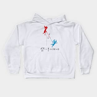 Unravel does physics and math Kids Hoodie